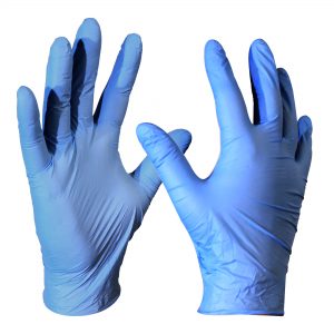 guante de nitrilo para examinación