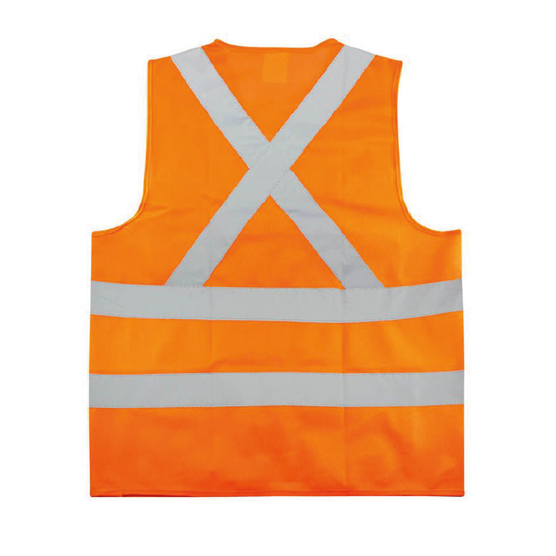 CHALECO REFLECTANTE NARANJO CON CIERRE ACKERLAND - Imagen 2