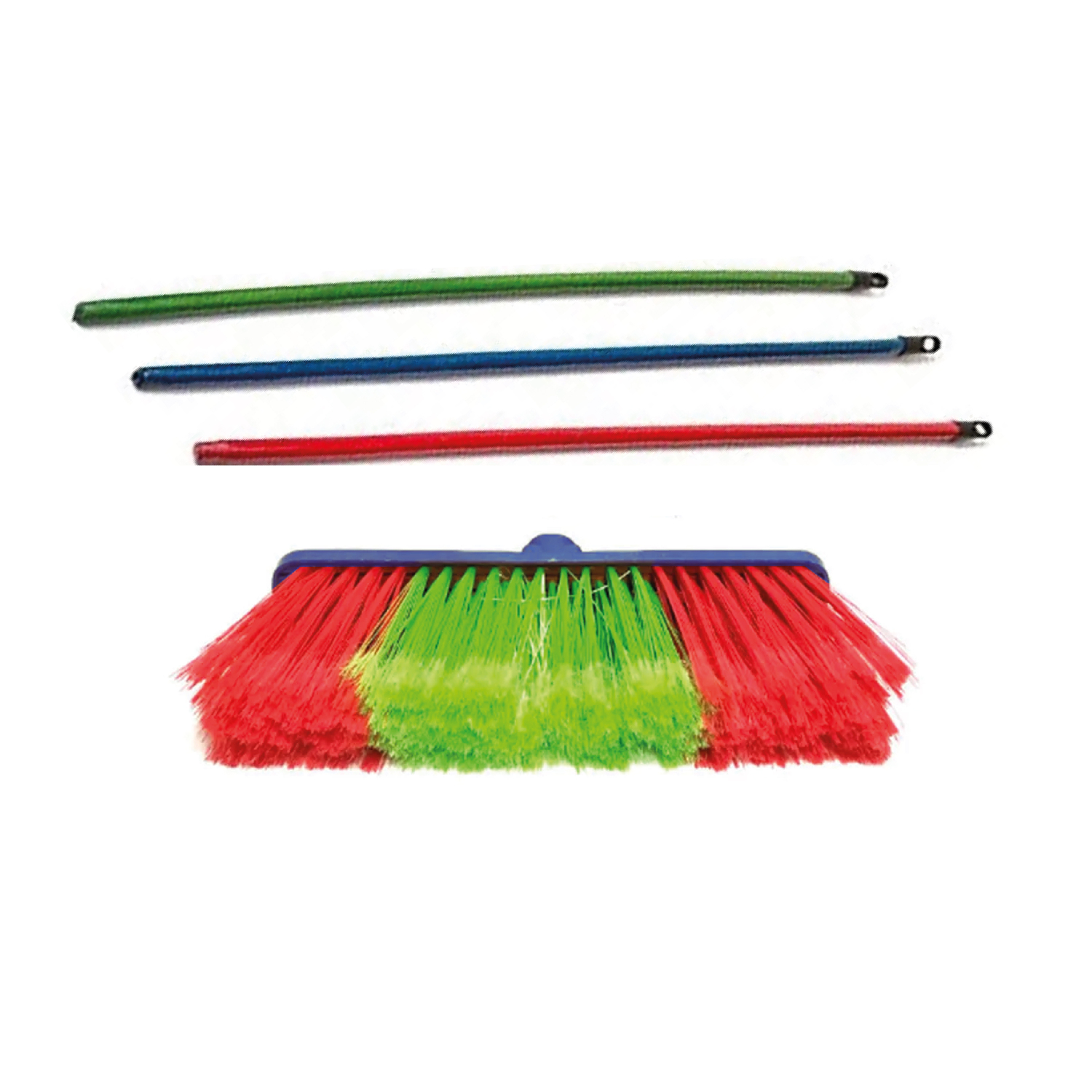 ESCOBILLÓN 180G CON PALO MADERA